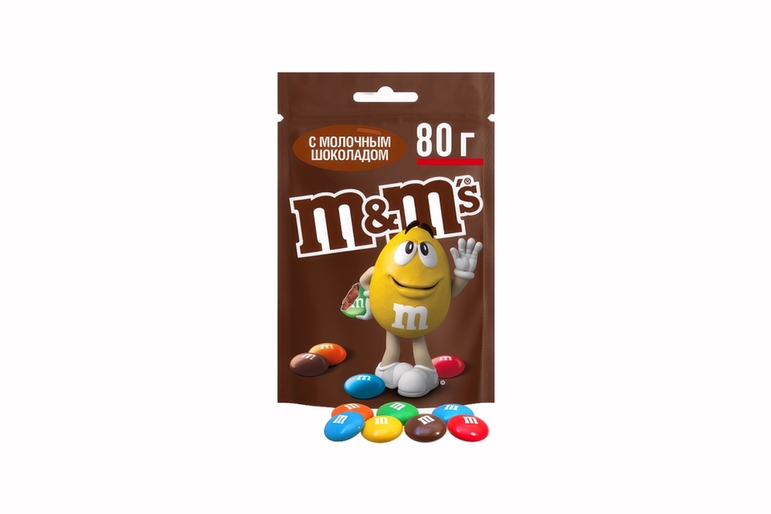 

Конфеты M&M's драже с молочным шоколадом 80 г