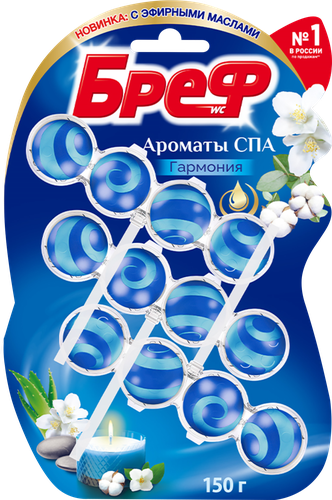 

Туалетный блок Бреф Ароматы Спа Гармония 150 г