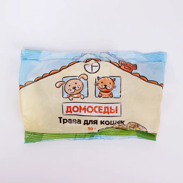 Семена для выращивания травы для кошек, 50 гр.