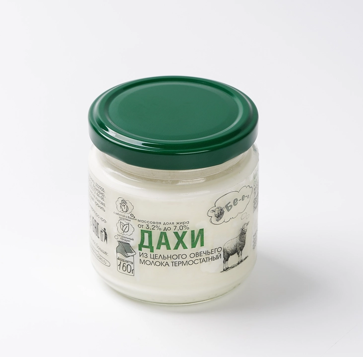 

Продукт кисломолочный Бе-е-е Дахи из овечьего молока 3.2-7% 160 г