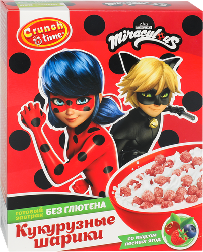 

Шарики Crunch Time Лесные ягоды 170 г