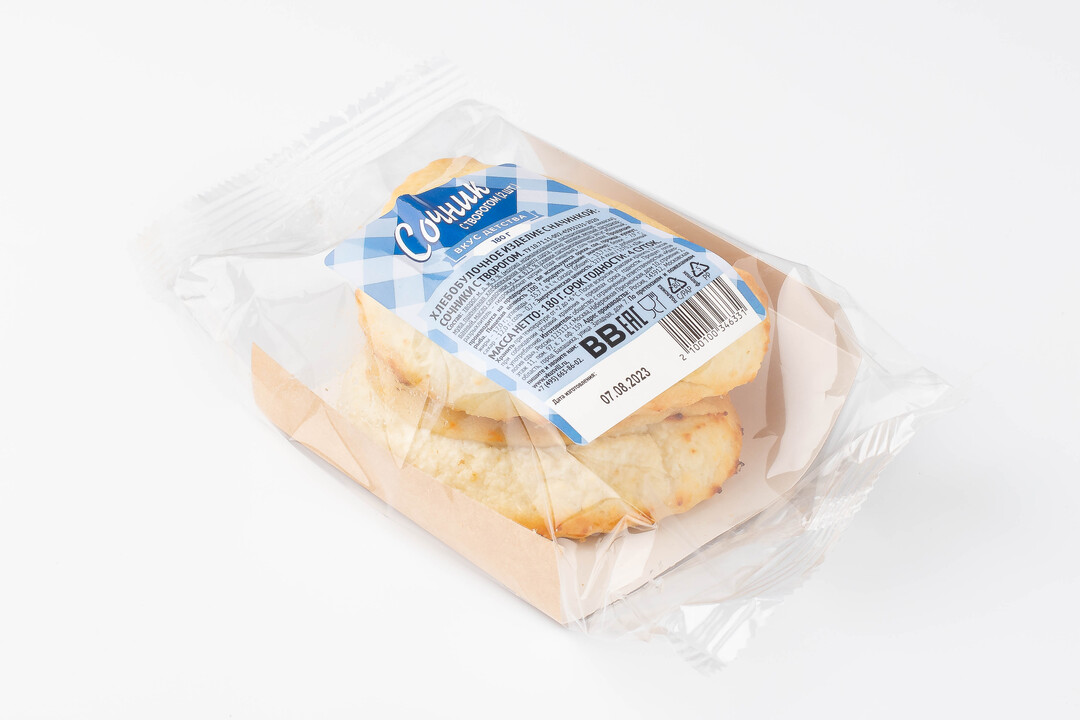 

Сочник ВкусВилл с творогом 2 шт. 180 г