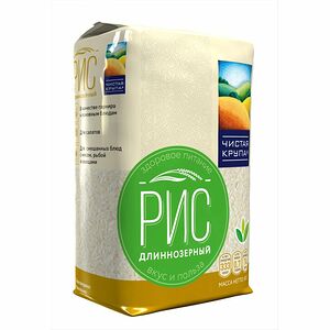 Рис Чистая крупа длиннозерный 