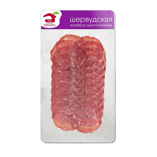 Колбаса сырокопчёная Мясной Дом Бородина Шервудская 70 г