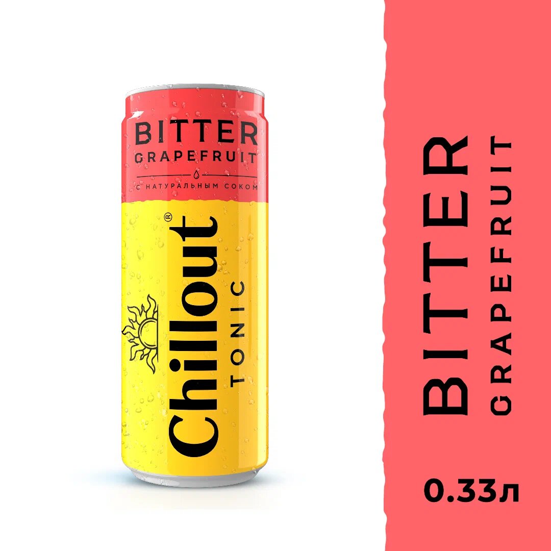 

Тоник Chillout Bitter Grapefruit 0.33 л