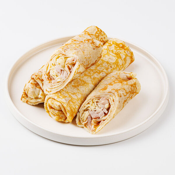 Блины ВкусВилл с ветчиной (из свинины) и с сыром 210 г