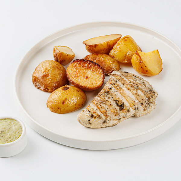 Грудка куриная Вкусвилл Классика с картофелем по-деревенски 210 г