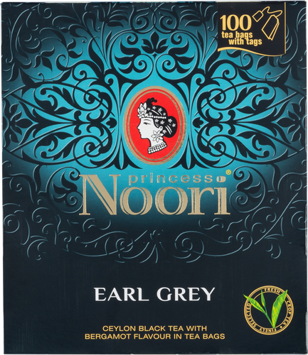 

Чай черный ПРИНЦЕССА НУРИ Эрл Грей, 100 пакетиков х 2 г