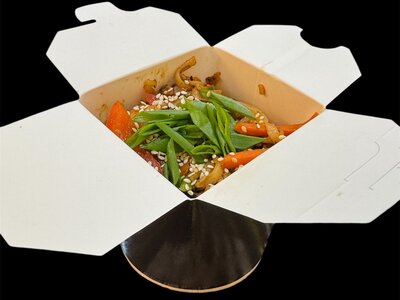 Лапша удон с морепродуктами