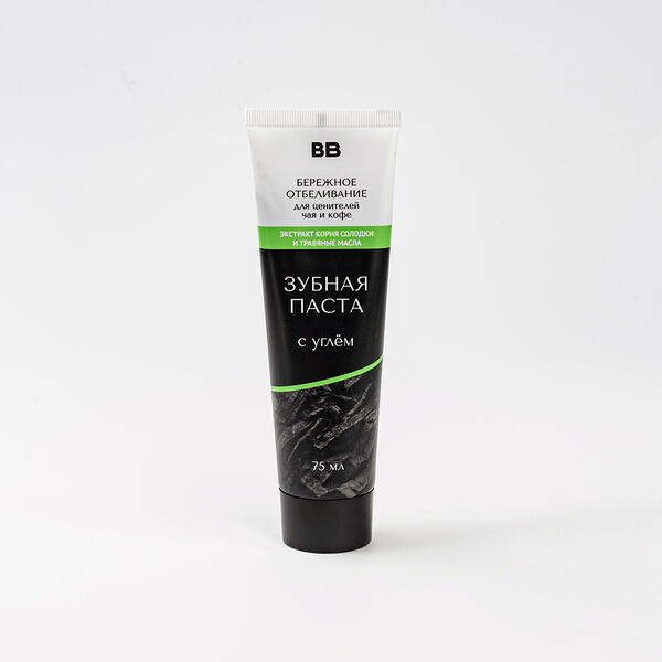 Зубная паста с углем против налета