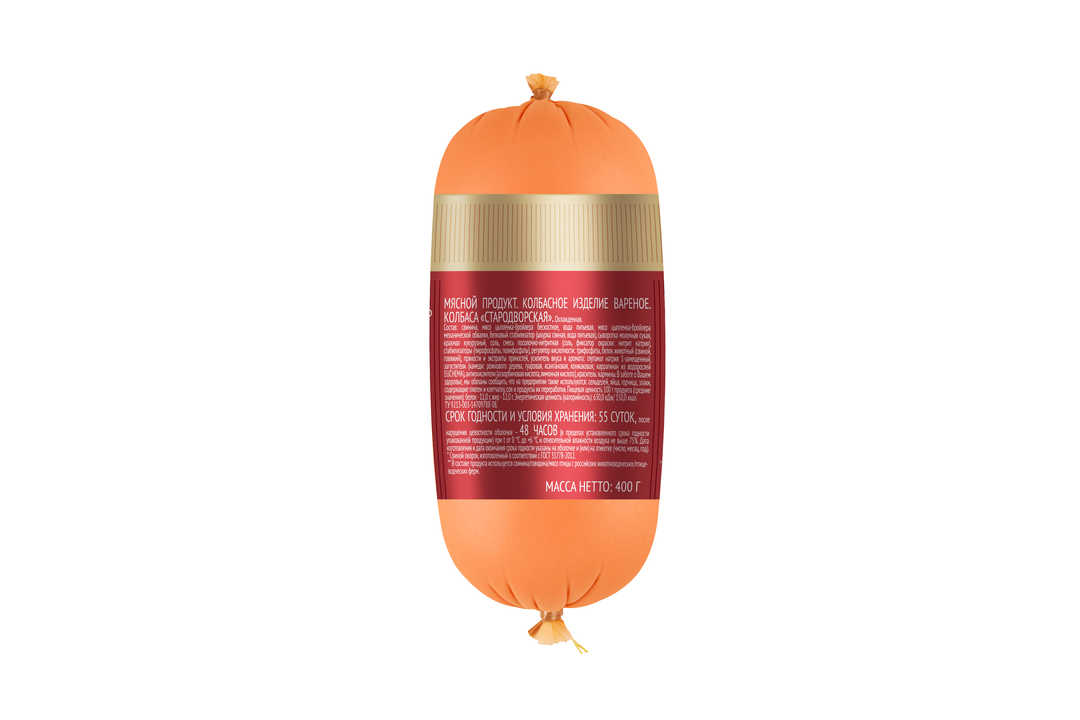

Колбаса вареная Стародворье Стародворская с окороком 400 г
