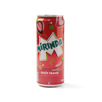 

Напиток газированный Mirinda со вкусом клубники 0.33 л
