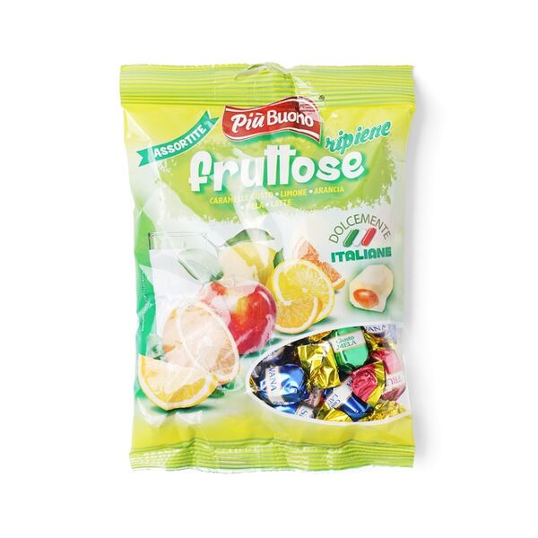 Леденцы фруктовые ассорти, Piu Buono, 175 г
