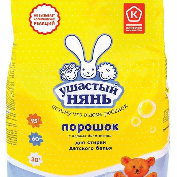 Стиральный порошок Ушастый нянь детский, 6кг