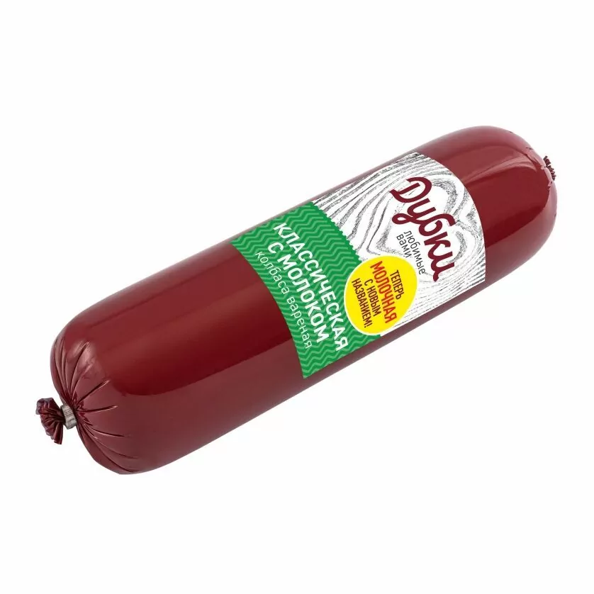 

Колбаса Дубки Классическая из мяса птицы с молоком вареная 1с вес