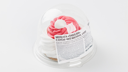 

Меренга "Павлова" с крем-чиз малина, кафе 90 г