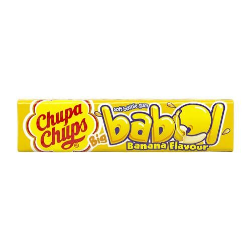 Жевательная резинка Chupa-Chups big babol со вкусом Банана, 21г