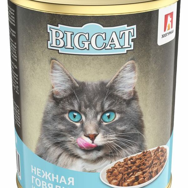 Корм для кошек Зоогурман Нежная говядина кусочки в желе 350 г