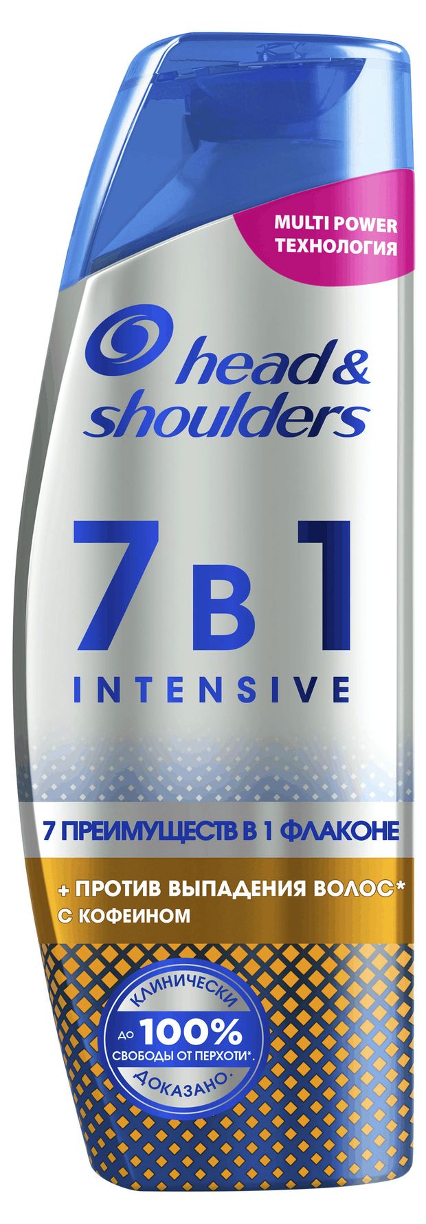 

Шампунь против перхоти Head&Shoulders Intensive 7в1 Против выпадения волос 270 мл