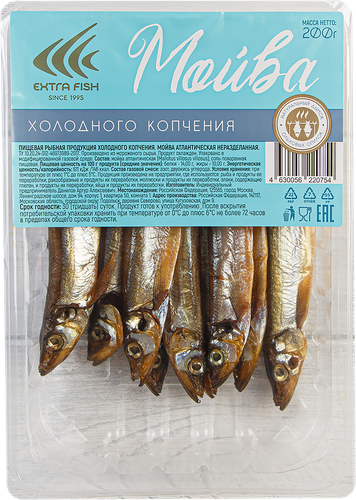 

Мойва Extra Fish холодного копчения 200 г