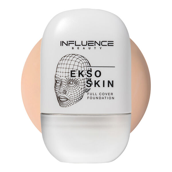 Основа тональная для лица Influence Beauty Ekso Skin 03 Medium с высокой степенью покрытия, 25 мл