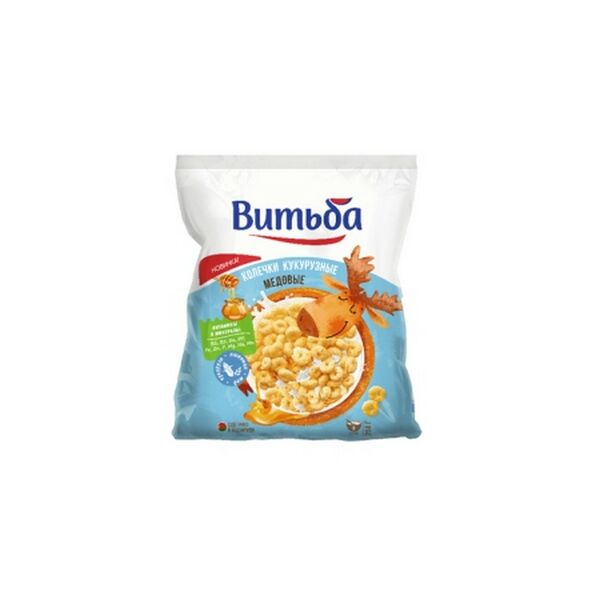 Колечки кукурузные медовые пак ц/п 250г