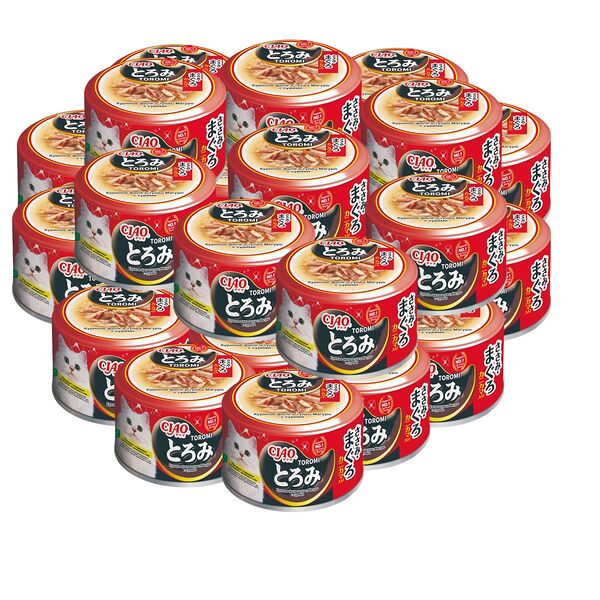 Корм для кошек INABA Тороми в бульоне филе курицы, тунец, сурими банка 80г (упаковка - 24 шт)