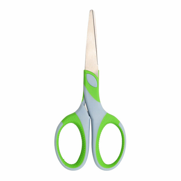 SH026.06 Ножницы универсальные, 15 см/6', мягкие ручки SOFT, синий/зеленый, Hobby&Pro