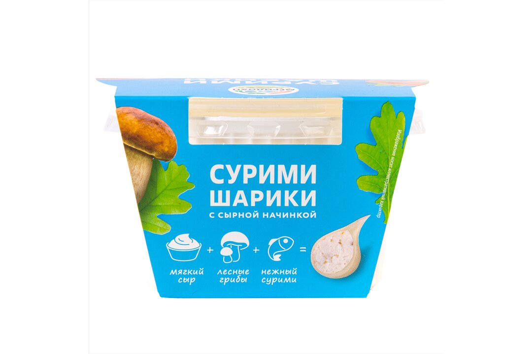 

Сурими шарики Меридиан с мягким сыром и лесными грибами 100 г