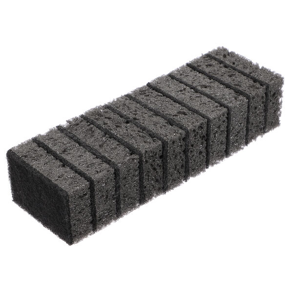 Набор губок для мытья посуды Гармония черного 9.8x6.6x3 см 10 шт.