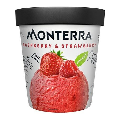 Сорбет Monterra Малина-Клубника Monterra 306 г