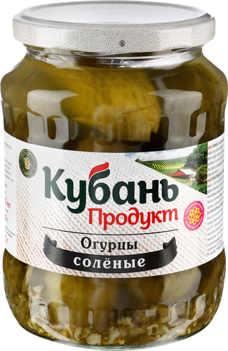 

Огурцы соленые Кубань Продукт 680 г
