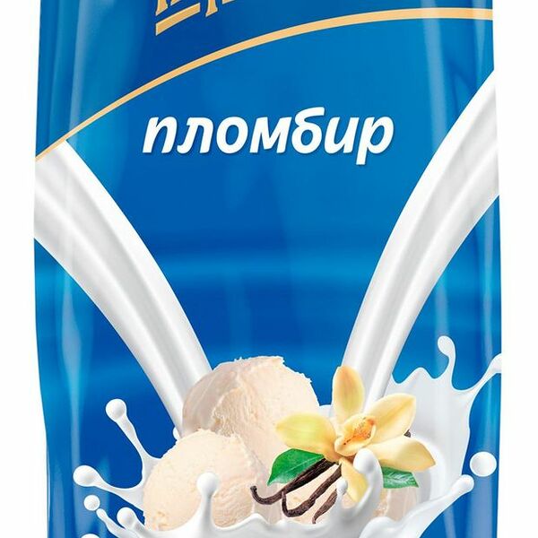 Мороженое пломбир Первый вкус ванильный 15%, 450 г