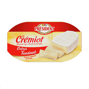 Сыр мягкий с белой плесенью Le Cremiot Extra Fondant President 60%