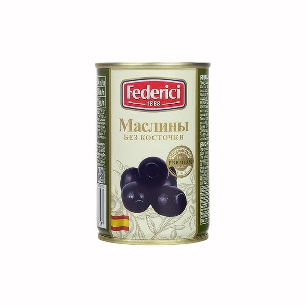 Маслины Federici без косточки 300г