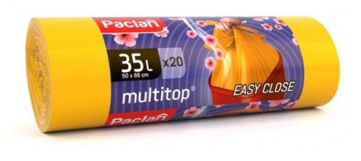 

Мешки для мусора Paclan Multitop Aroma 35 л, 20 шт