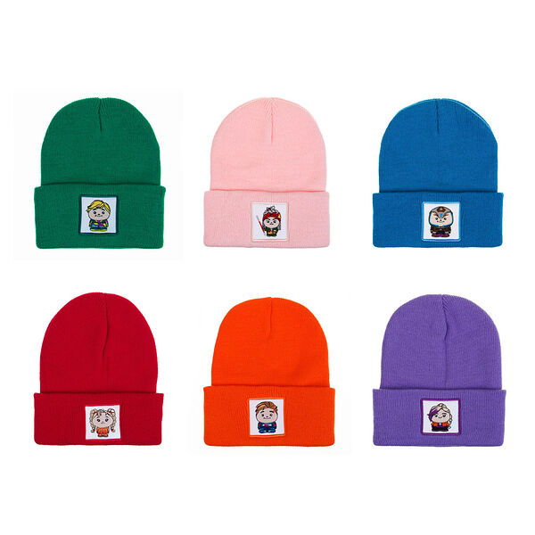 BY Русские Супергерои Шапка детская с вышивкой, р-р 52-54, в ассортименте, 6 дизайнов, СЗШ24-21