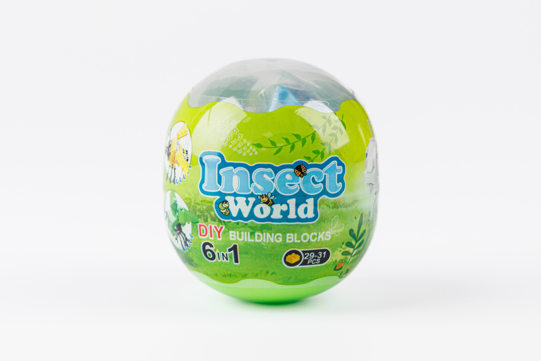 

Набор игровой Яйцо с конструктором: насекомые