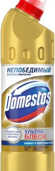 Средство чистящее Domestos Ультра Блеск для туалета Эффективное отбеливание 500мл