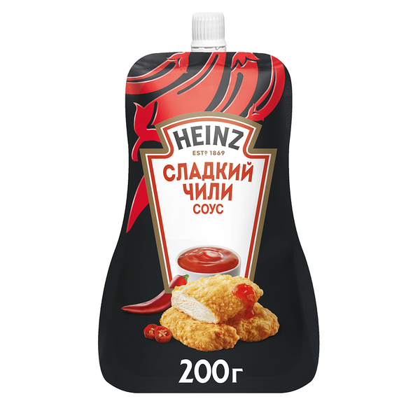 Соус Heinz Сладкий чили, дой-пак, 200г