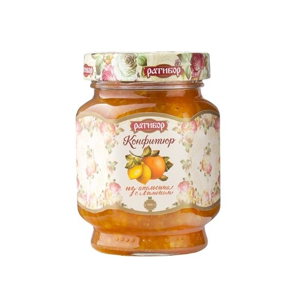 Конфитюр из апельсина Ратибор с лимоном 350 г