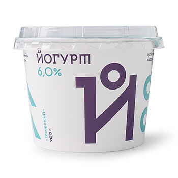 Йогурт «Греческий» 6%, «Братья Чебурашкины»