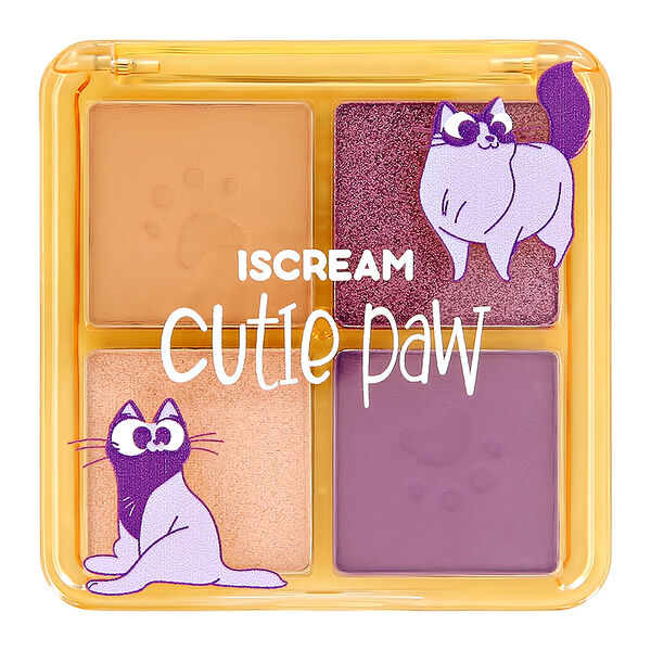 Палетка теней для век Iscream Cutie Paw тон 01-04 5.7 г