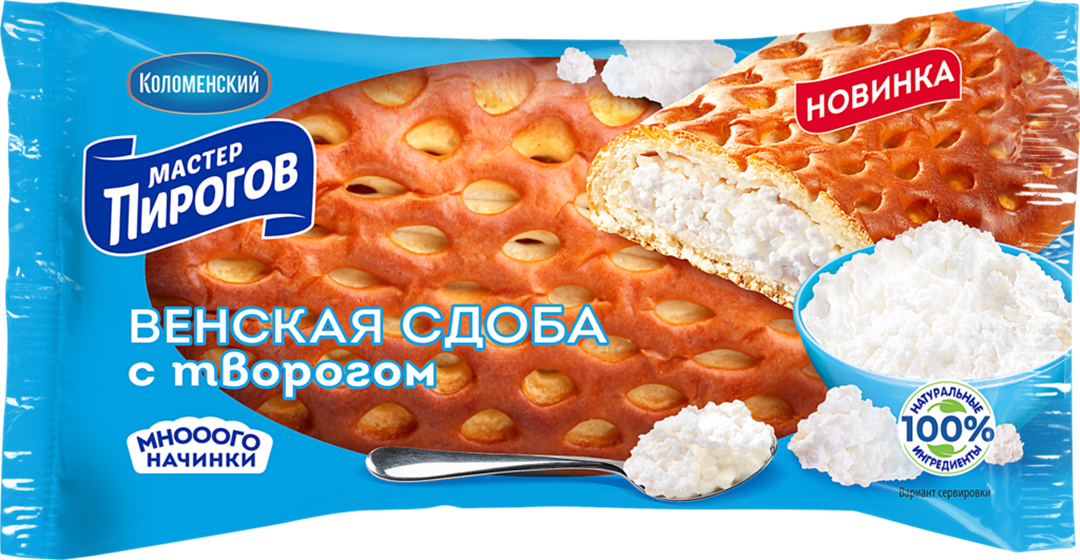 

Сдоба Мастер Пирогов Венская с творогом 150 г