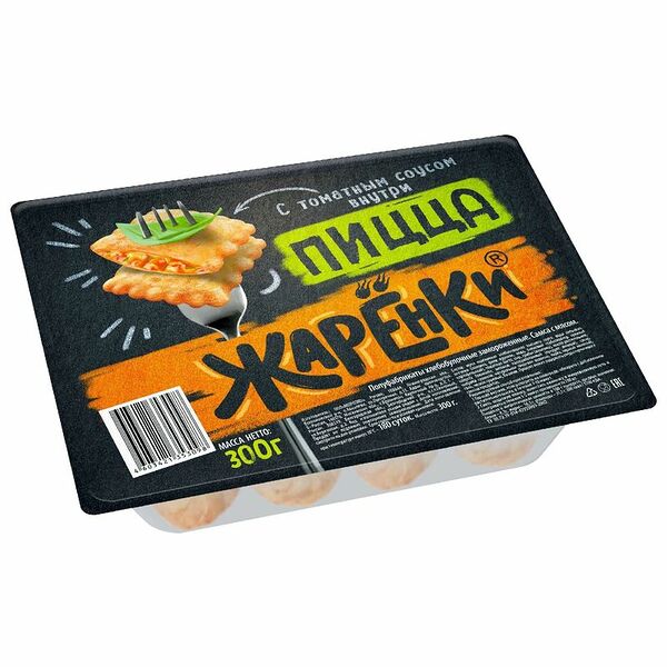 Пицца Жаренки Ветчина, сыр и грибы