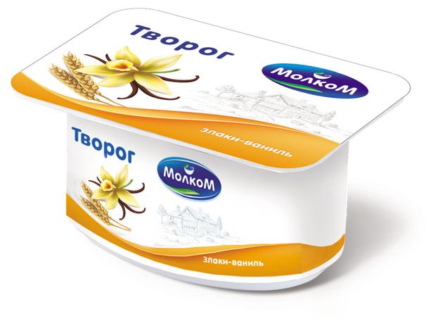 

Творог мягкий МолкоМ Зеленый дол, злаки-ваниль,6% 125 г