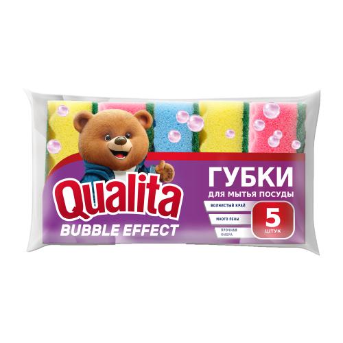 

Губки кухонные Qualita Bubble Effect 5 шт