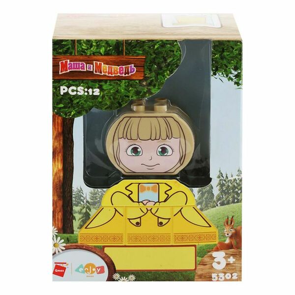 Конструктор QMAN Маша, 12 деталей