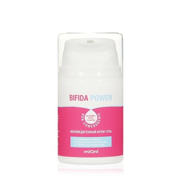 Некомедогенный крем-гель для лица Mioni Bifida Power 50мл