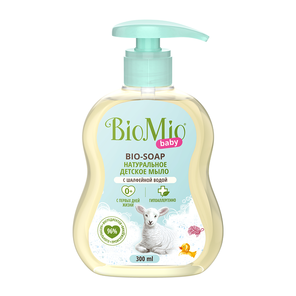 Мыло жидкое Детское BioMio BABY BIO-SOAP Baby liquid soap 300 мл